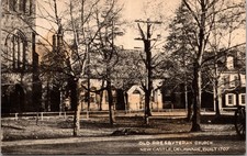 Delaware New Castle Old Presbyterian Church Postcard unused 1910s picture