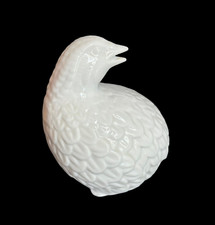 HOMCO White Ceramic Quail Bird Figurine Decor Vintage Japan Amthor Imports picture
