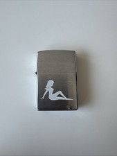 Zippo Classic Vintage Style Trucker Babe Mudd Flapp Girl 04 ESTATE FINd picture