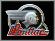 1950s Pontiac Chief Logo Emblem, Toolbox - Refrigerator Magnet, 42 MIL READ picture