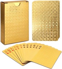 Ultimate Gold Playing Cards - Stylish Poker Deck for Campers & Gatherers picture