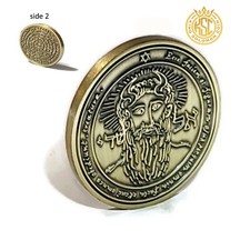 First Pentacle of the Sun El Shaddai Talisman 72 Names of God Metatron Amulet picture