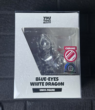 Youtooz Yu-Gi-Oh Blue-Eyes White Dragon Chrome Vinyl #5 Shopville Exclusive 750 picture