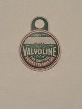 RARE Original Valvoline Oil Company Motor Oil Change Tag picture