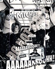 1995 Michael Janet Jackson Scream MTV Music Video Comic Book Cover 8x10 Photo picture