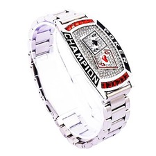 Texas Hold 'EM Poker Ring Champion Bracelet Great Prize for Your tournaments picture