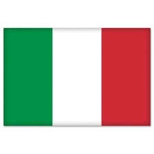 Italy Italia Italian Flag bumper sticker decal 5