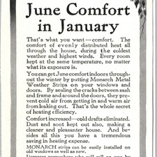 c1917 Monarch Metal Weather Strip Print Ad St. Louis Car Window Door Insulation picture