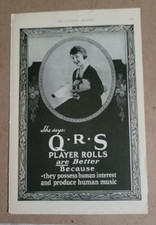 QRS player Piano Rolls Are Better Vintage 1923 Ad (JA24 picture