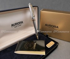 Aurora 88 Solid Silver 925% NOS Ballpoint Silver Solid Jewelry Ballpoint Pen picture