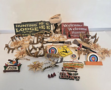 Huge Lot 31 Hunting Christmas Ornaments Deer Bow Antler Buck Lodge Decorations picture
