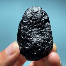 196CT Natural Moldavite | Genuine Czech |Impact Glass| Collector's Energy Stone picture