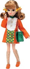 Takara Tomy Licca-chan Doll Retro Licca Orange Lips Takara Tomy 100th NEW picture