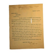 1888 Robert C Spencer Signed Letter Spencerian Business College Genealogy picture