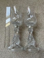 Pair Of Glass Candleholders picture