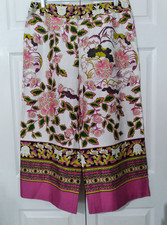 Natori Disney Alice Through the Looking Glass Floral Wide Leg Pants Size 14 NWOT picture