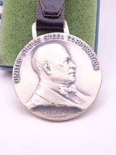 United States Steel USS Sterling Silver 25 Year Service Award Watch Fob picture