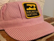 Engineer/Conductor PINK-Cap/Hat-Burlington North (BN)- adjustable-Adult or Child picture