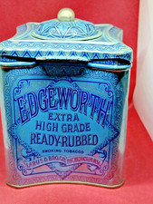 ANTIQUE Edgeworth Extra High Grade Ready-Rubbed Tobacco Tin W/Dome Lid picture
