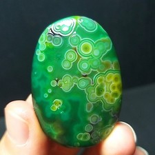 Rare  18G Natural Gobi Agate Eyes Agate/stone Madagascar A160 picture