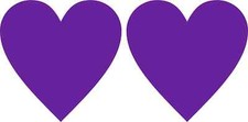 StickerTalk Heart Laptop Stickers, 3 inches x 3 inches picture