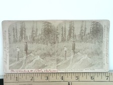 Half-way Rock Mt. Victoria Stereoview Underwood & Underwood 1900 Canada picture