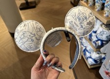 IN HAND Disney Parks 2026 Ink & Paint Mickey Ear Headband Hollywood Studios NEW picture