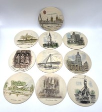 Vintage German Beer Mats 10 Reissdorf Kölsch All Different 4.25