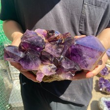 9.3LB Natural Amethyst geode quartz clustercrystal specimen Healing picture