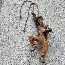 Charlie Chaplin Resin Mountain Climber Hanging With Dog picture