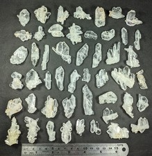 365-gm Natural Faden Quartz Crystals (50 Pcs) Lot from Balochistan Pakistan. picture