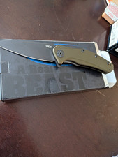 Zero Tolerance 0770ODBLK Assisted Drop Point Plain Edge DLC Blade Aluminum picture