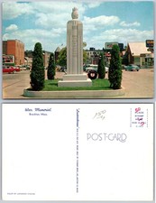 Brockton MA War Memorial Postcard picture