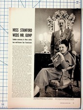 1950s Gump's San Francisco Society Wedding Diana Lynn Sylvania Ad Magazine Print picture