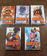 VIZ Naruto Manga Vol. 26-30 English Comic Book Lot by Masashi Kishimoto picture