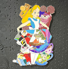 Disney Alice in Wonderland Jumbo Fantasy Pin Magical Trends LE 50 picture
