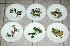 6 Vintage Meakin Audubon 9
