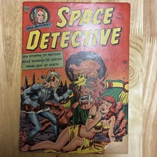 Space Detective #3 Avon Comics 1952 Golden Age Sci-Fi GGA Cover picture
