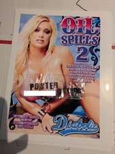 Adult Poster 8.5x11 Pin-Up Oil Spills 2 (Shyla Stylez) Glossy picture