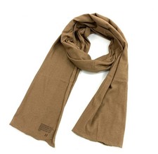 USMC Neckerchief Cotton Knit Coyote Brown USGI Headwrap Marine Scarf USA Made picture