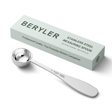 1PCS 1TSP(5ML) Measuring Spoon, 1 tsp | 1/3 tbsp | 5 ml | 1/6 oz, Silver picture