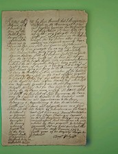 1752 Colonial New Hampshire Land Deed Signed by Meshech Weare & Benjamin Hilyard picture
