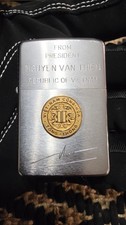 Ultra Rare Vintage 1970 Zippo Vietnam President Nguyen Van Thieu -  See Notes picture