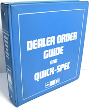 1986 Chevy & GMC Passenger Car Light Truck & Van Sales Order Guide *VERY GOOD* picture