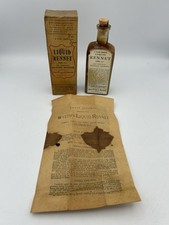 Antique John Wyeth & Brother Bottle Liquid Rennet w/ Box Paper Very Rare picture