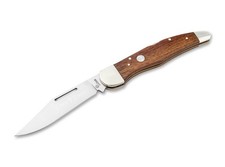 Boker Manufaktur Folding Hunter Pocket Knife, Rosewood Scales, 3.62