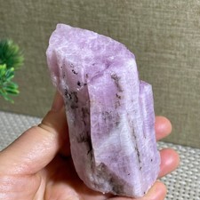 254g  Raw Kunzite Purple Crystal Rough Healing Stone Specimens Rocks picture
