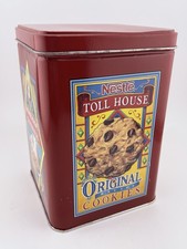 Nestle Toll House Covered Red Tin Container, 6