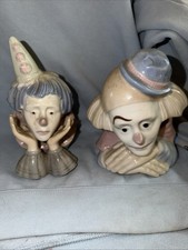 Pair of Meico Clowns Feelings and Dreams Figurine by Paul Sebastian from Spain picture