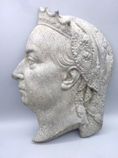 Antique Cast Aluminum Queen Victoria Head Plaque - Jubilee 1897 - A. Kenrick & S picture